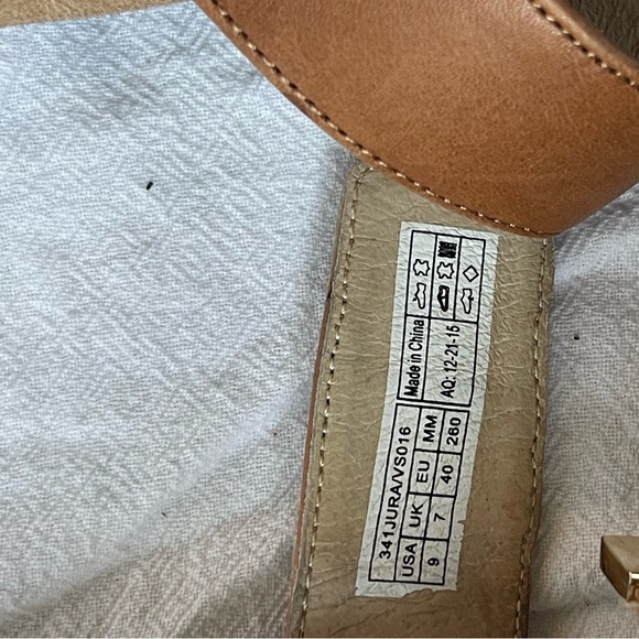 Vionic Orthotic Leather and Haircalf Slide Sandals - Jura size 9 - Picture 6 of 6